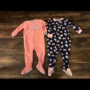 NWOT 18 month girls fleece jammies